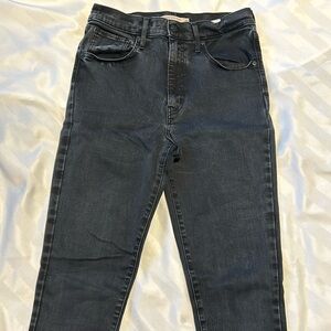 Black Levi’s mile high super skinny